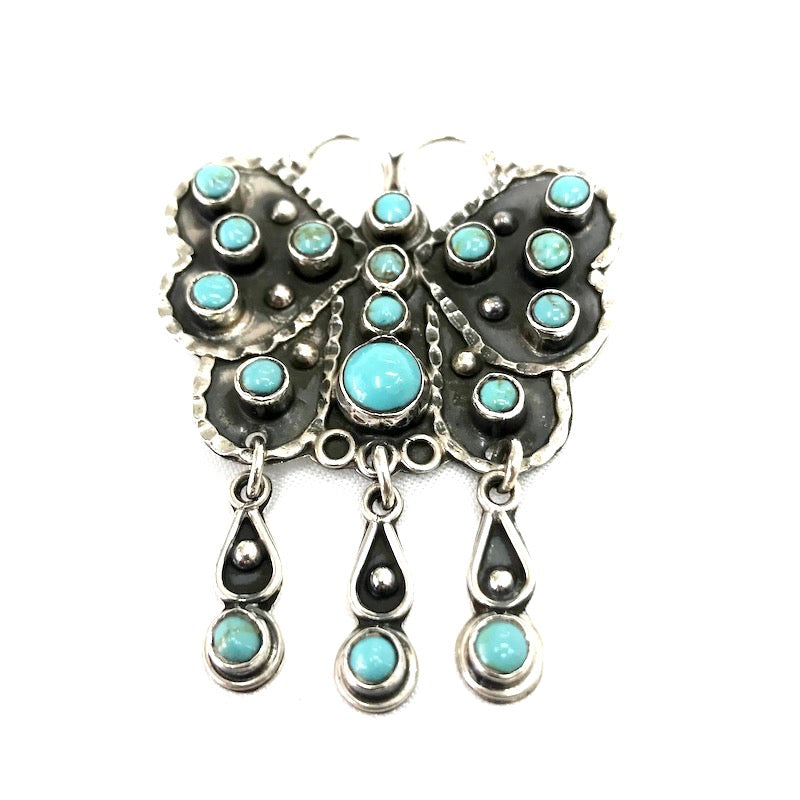 Turquoise Butterfly Hat Pin – Charde