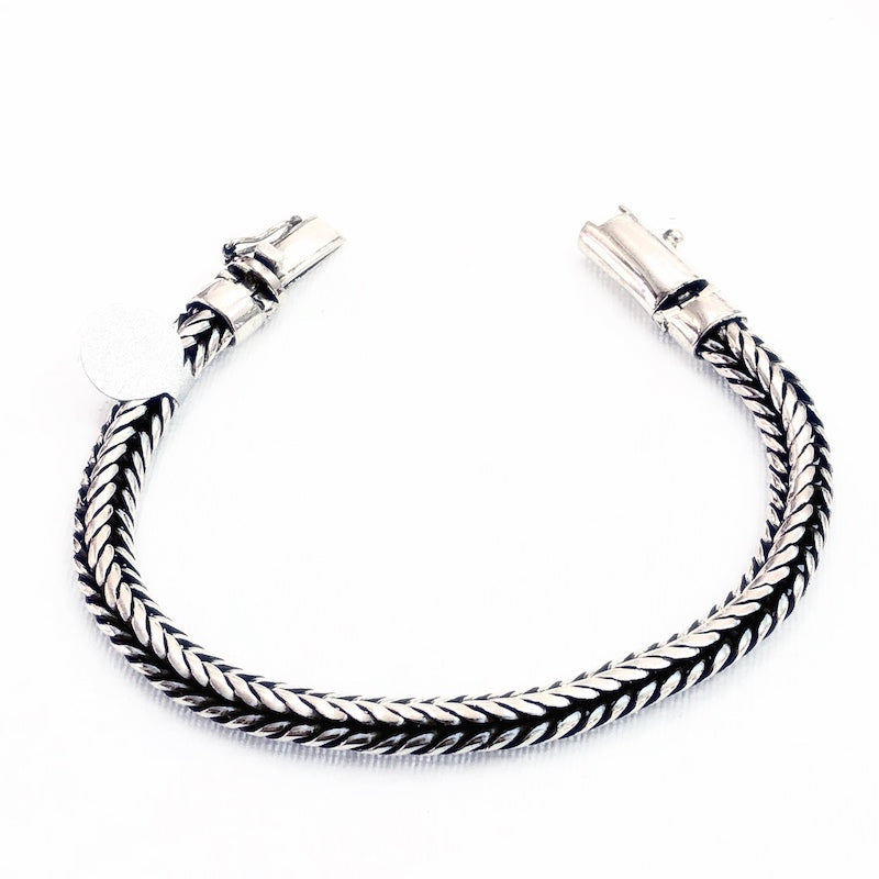 Elegant Snake Design Link Bracelet – Sergio's Silver From Taxco