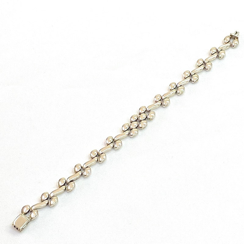 Gorgeous Thin Flat Silver Bracelet